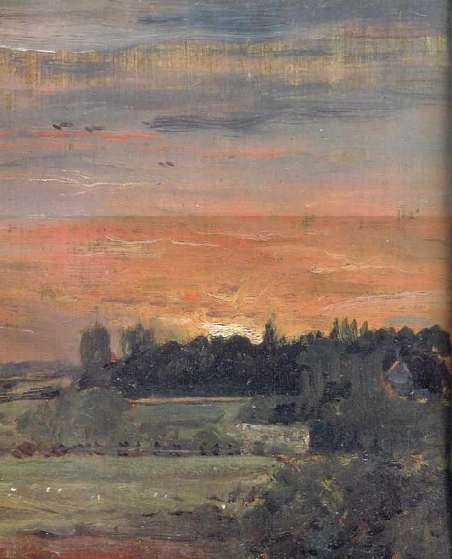 John Constable View towards the rectory oil painting image